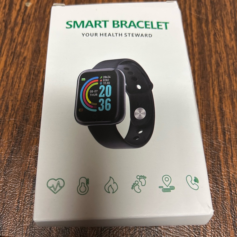 New in Box Smart Bracelet Black Wearable